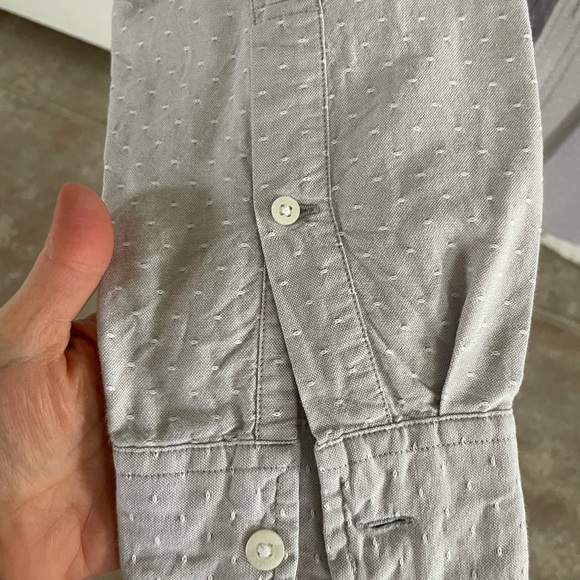 J. Crew Light Gray Casual Button-Down Shirt - Picture 4 of 6
